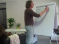 Bartosz + flipchart = a perfect Haskell lesson